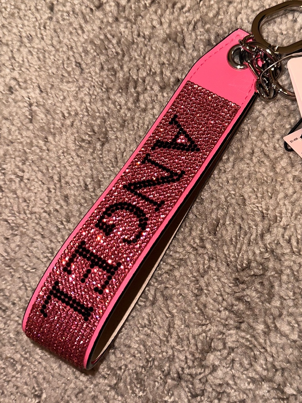 Aviator Nation Hot Pink Crystal Wristlet Key & Card Holder 💗 🔥